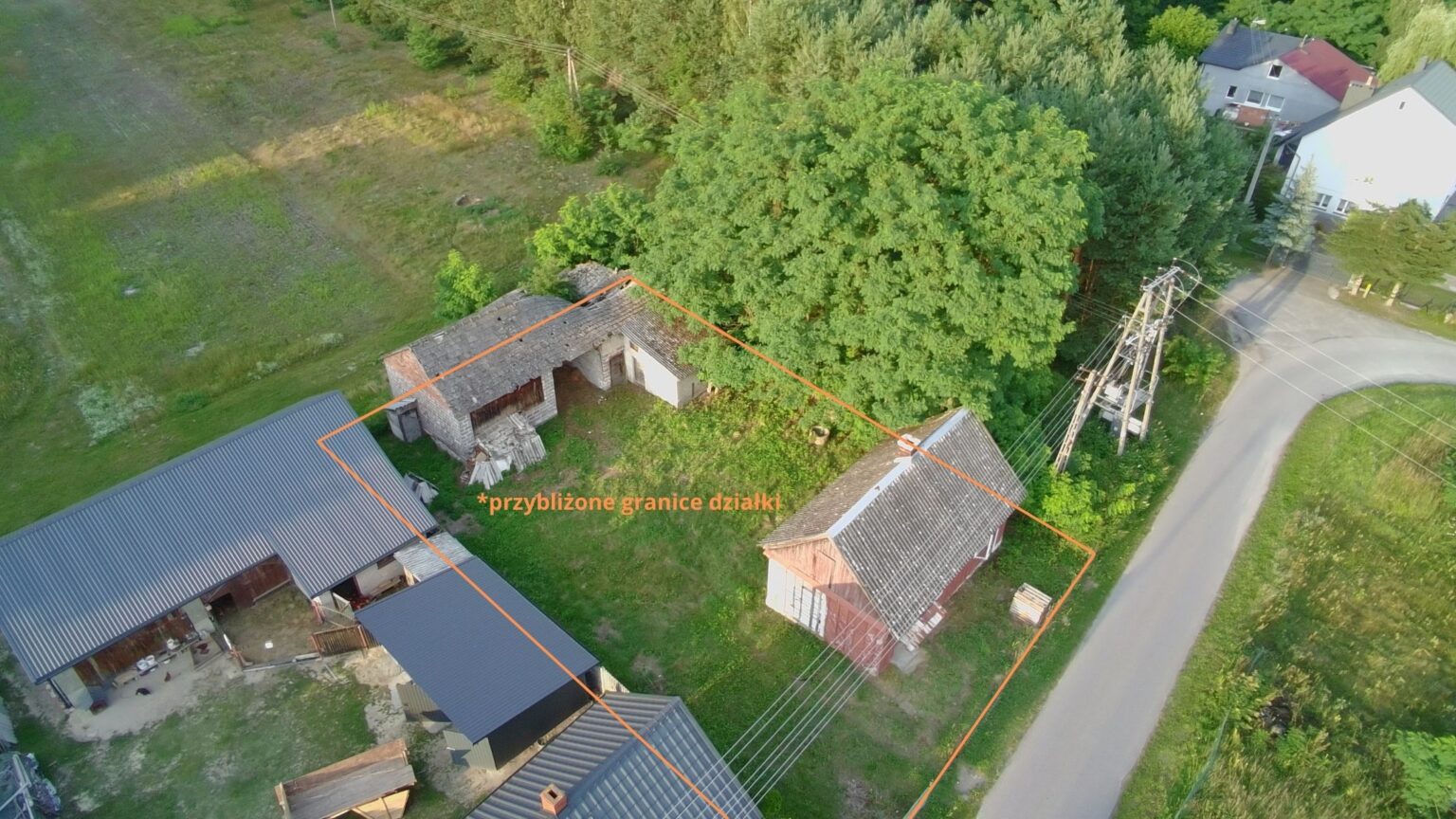 widok z drona