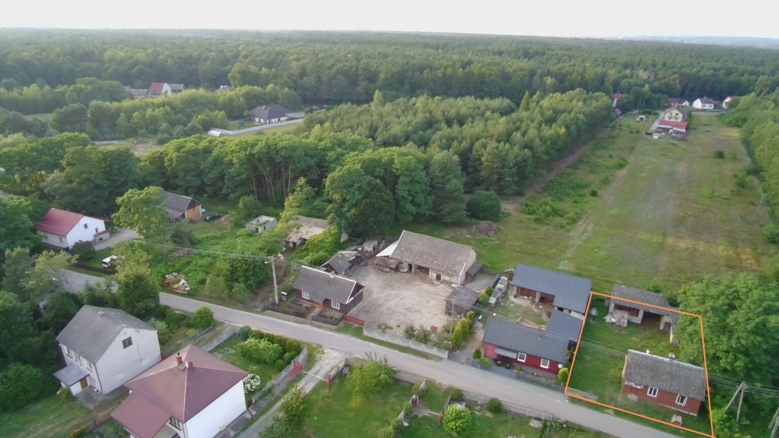 widok z drona