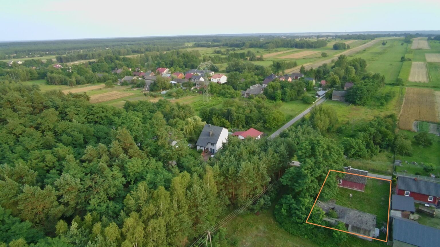 widok z drona